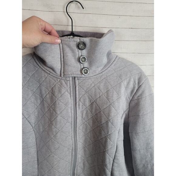 THE NORTH FACE Caroluna Jacket in LIGHT GREY HEATHER, sz XL - Picture 8 of 16